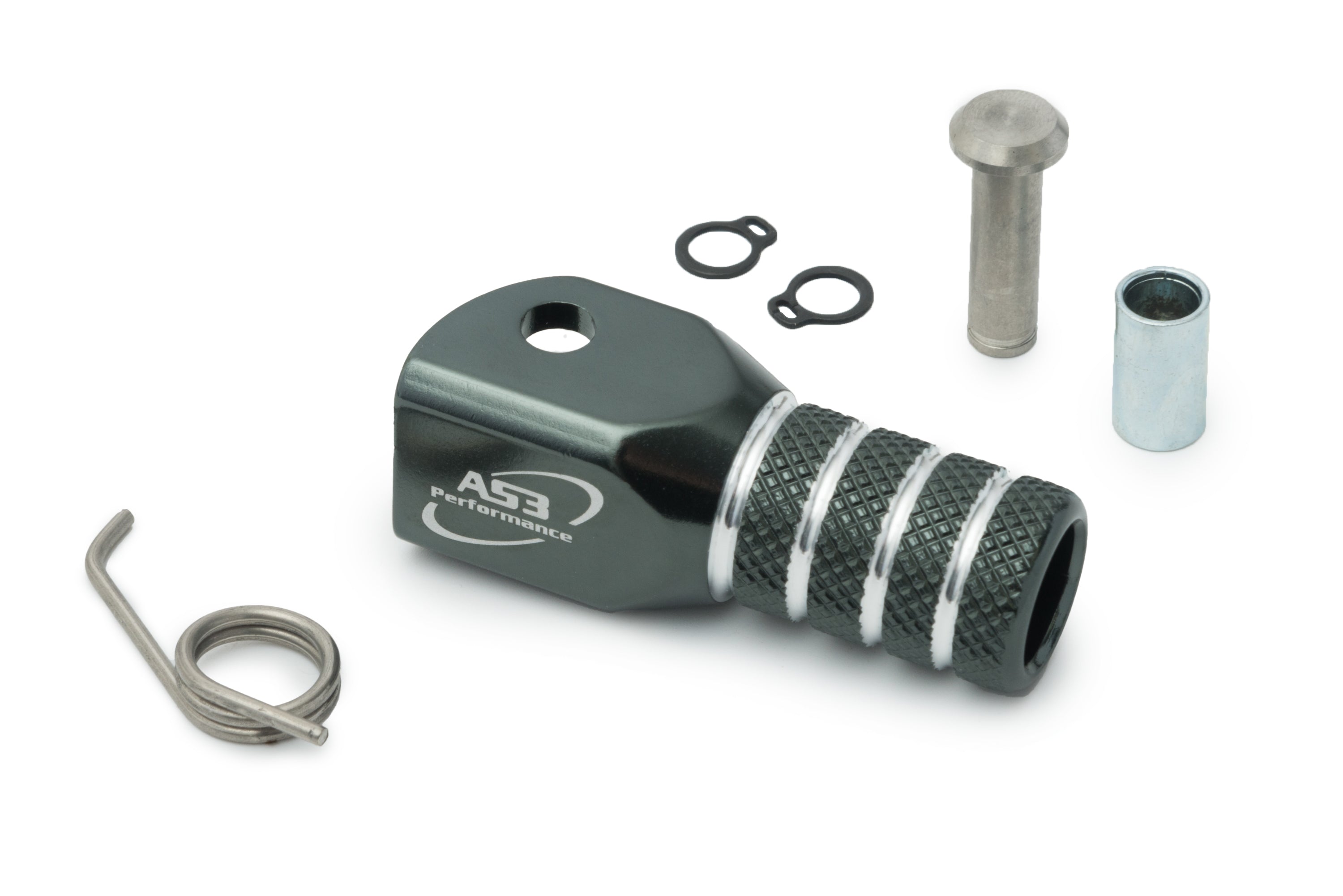 Grey AS3 Performance Gear Change Lever Shifter Tip for Replacement in Automotive Gear Systems