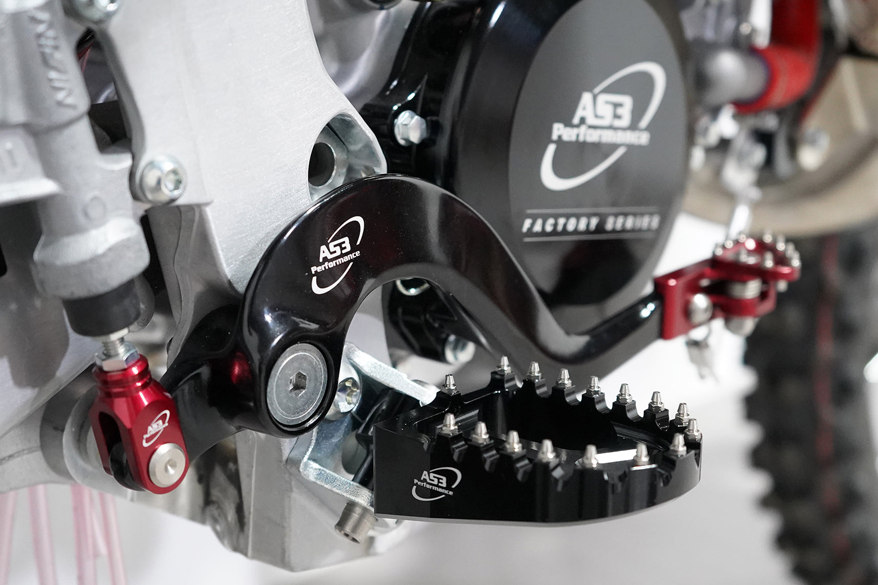 2021 - 2025 FANTIC XX 125 & XX 250 AS3 RACING SERIES BLACK WIDE FOOT PEGS